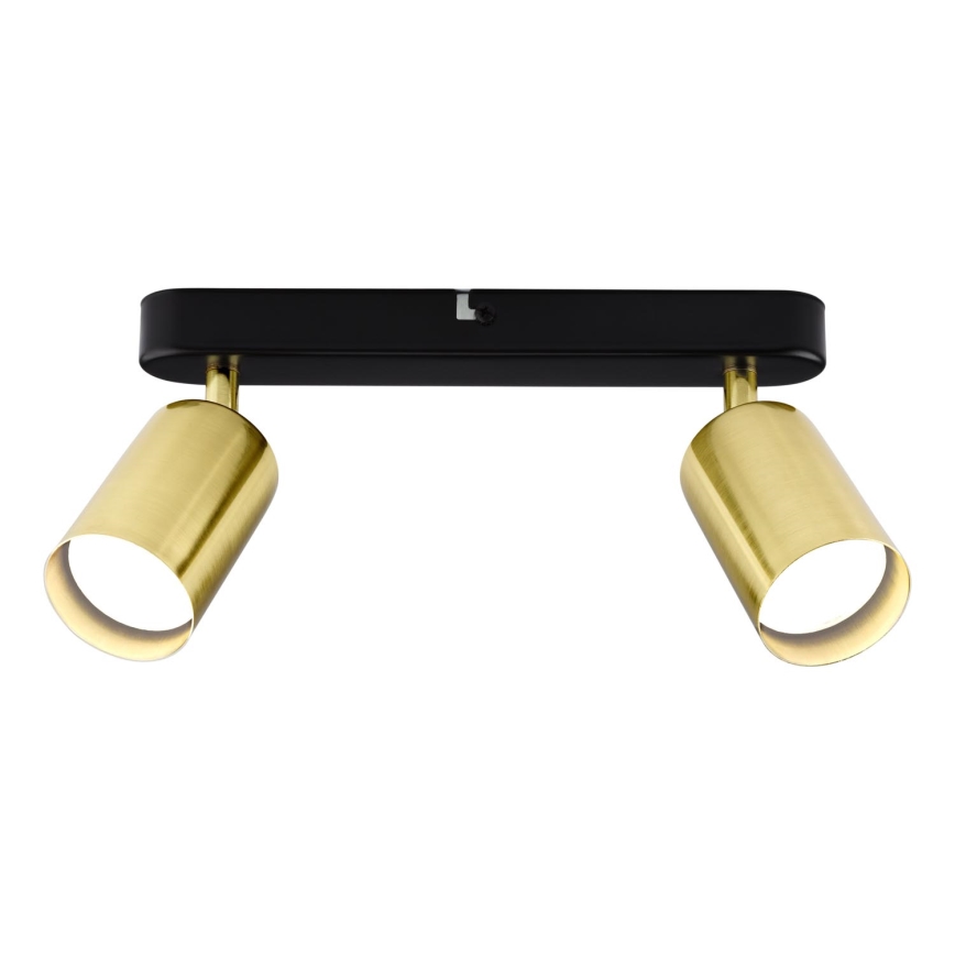 Spotlight KONCEPT 2xGU10/35W/230V svart/guld