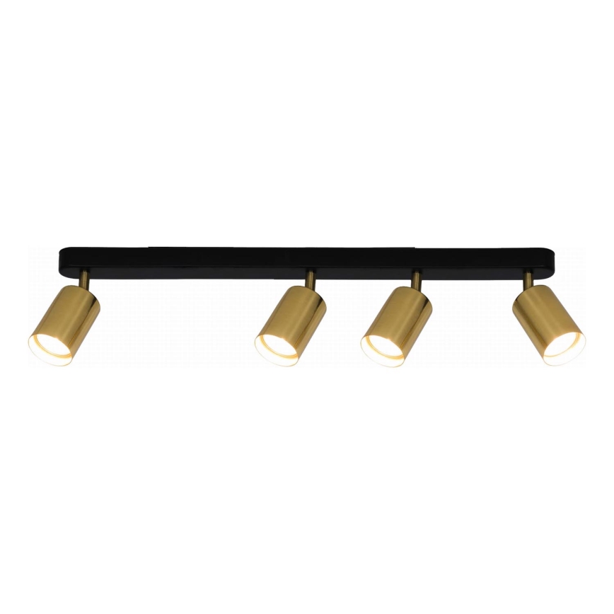 Spotlight KONCEPT 4xGU10/35W/230V svart/guld