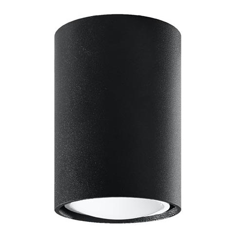 Spotlight LAGOS 1xGU10/10W/230V 10 cm svart