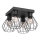 Spotlight LETI 4xE27/15W/230V svart
