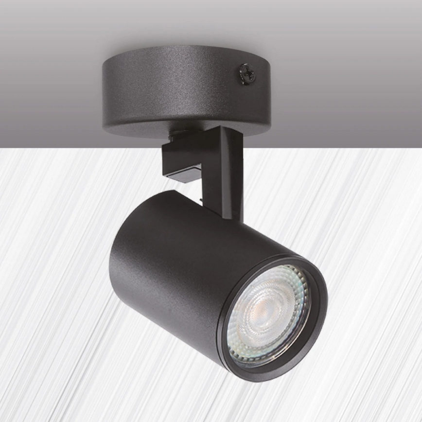 Spotlight LYNX 1xGU10/10W/230V svart