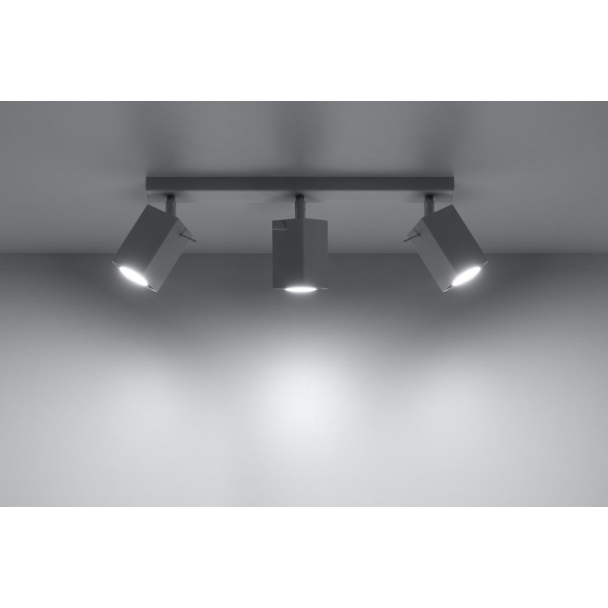 Spotlight MERIDA 3 3xGU10/40W/230V vit