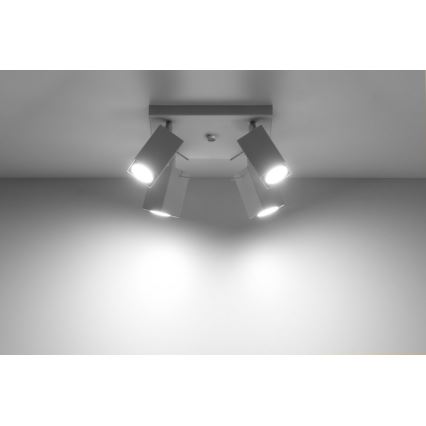 Spotlight MERIDA 4 4xGU10/40W/230V vit