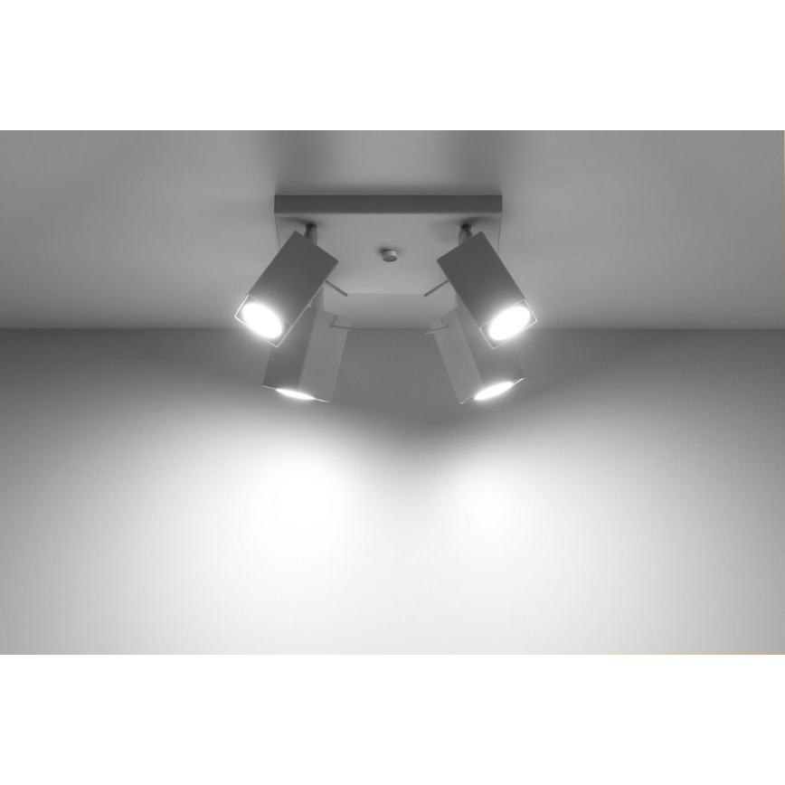 Spotlight MERIDA 4 4xGU10/40W/230V vit