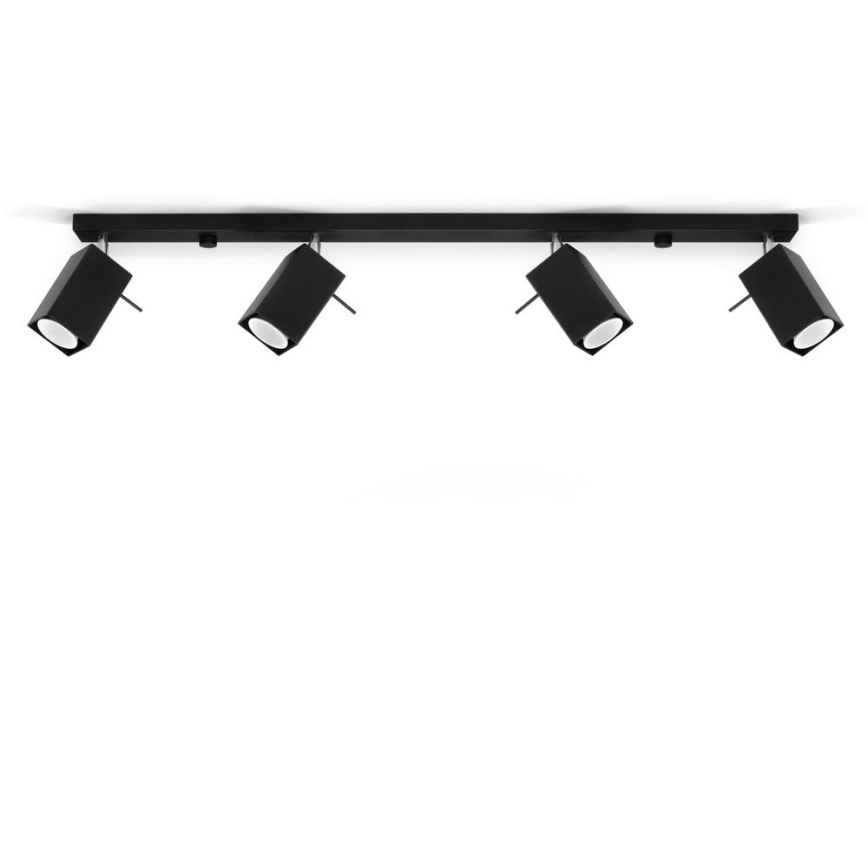 Spotlight MERIDA 4xGU10/40W/230V svart