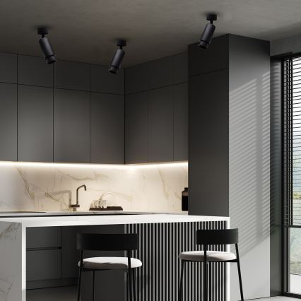 Spotlight  MICA 1xGU10/25W/230V svart