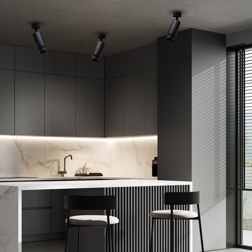 Spotlight  MICA 1xGU10/25W/230V svart