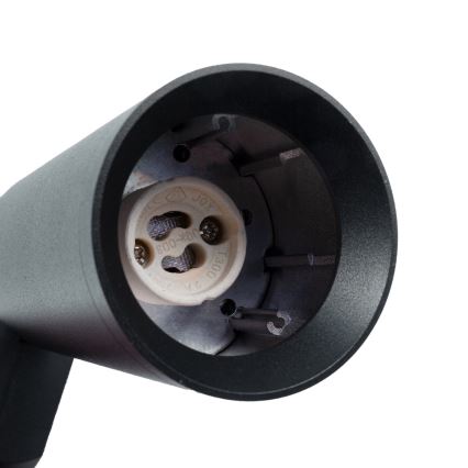 Spotlight MICA För skensystem 1xGU10/25W/230V 1-fas svart