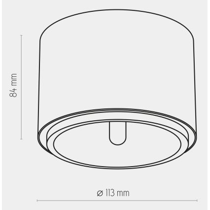 Spotlight  MORIS 1xAR111 GU10/50W/230V gyllene