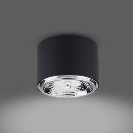 Spotlight MORIS 1xAR111 GU10/50W/230V svart