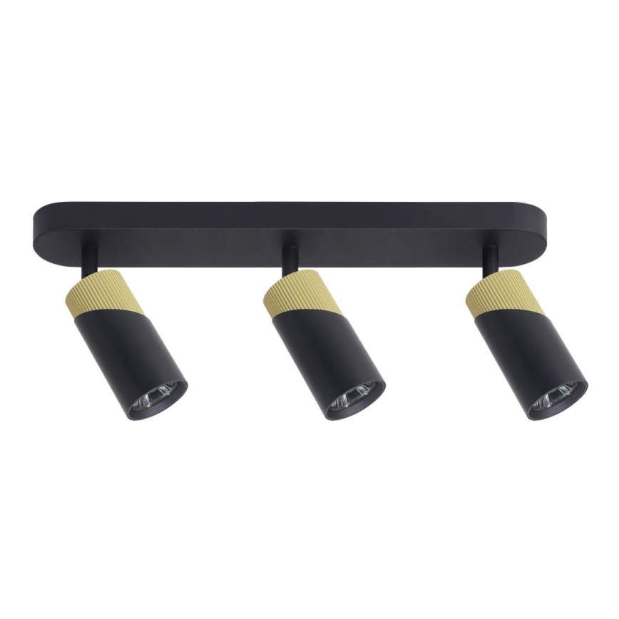 Spotlight NEO 3xGU10/8W/230V svart/guld