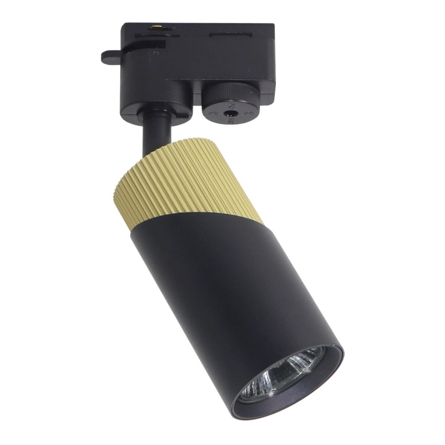 Spotlight NEO För skensystem 1xGU10/8W/230V svart/guld