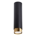Spotlight NERO 1xGU10/10W/230V 22,5 cm svart/guld