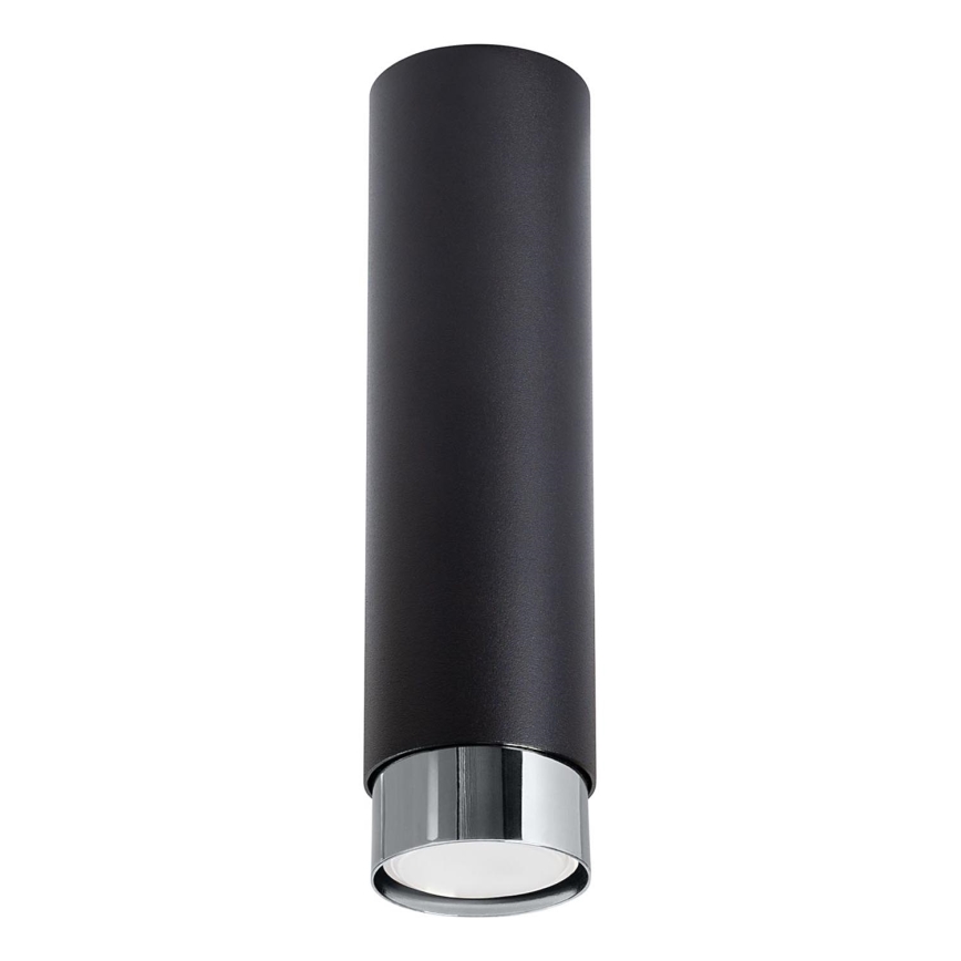Spotlight NERO 1xGU10/10W/230V 22,5 cm svart/skinande krom
