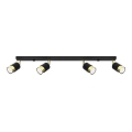 Spotlight  NERO 4xGU10/40W/230V svart /gyllene