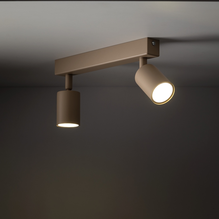 Spotlight NEX 2xGU10/10W/230V beige
