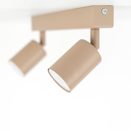Spotlight NEX 2xGU10/10W/230V beige