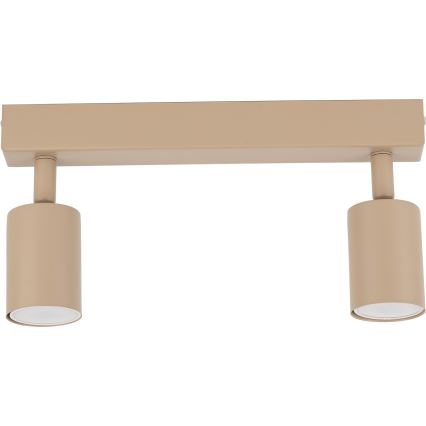 Spotlight NEX 2xGU10/10W/230V beige