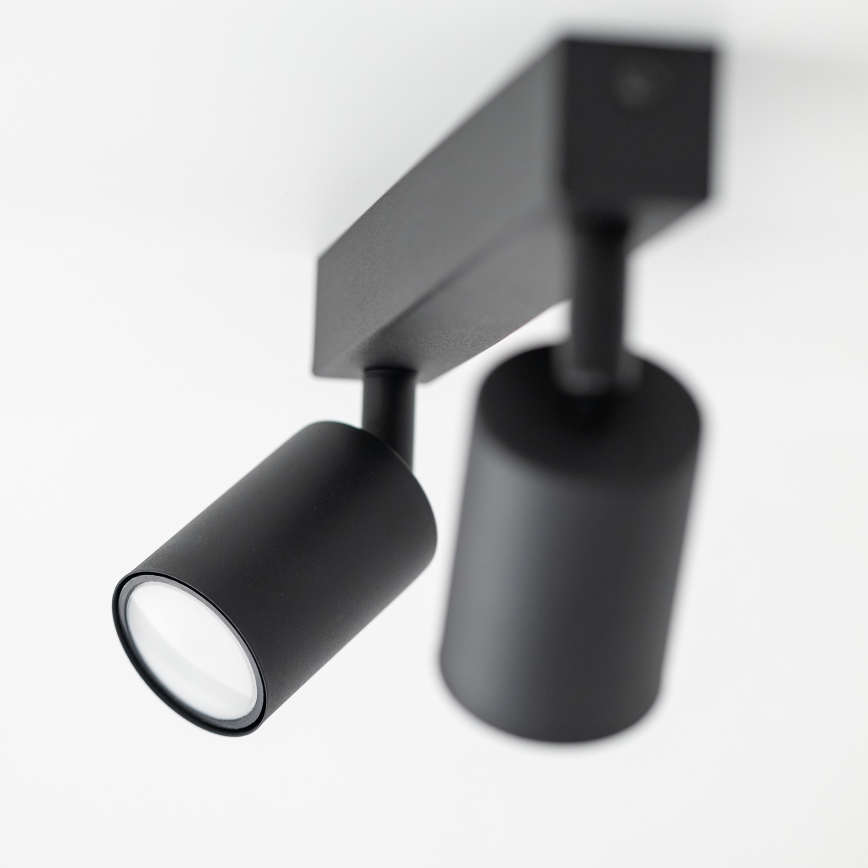 Spotlight NEX 2xGU10/10W/230V svart