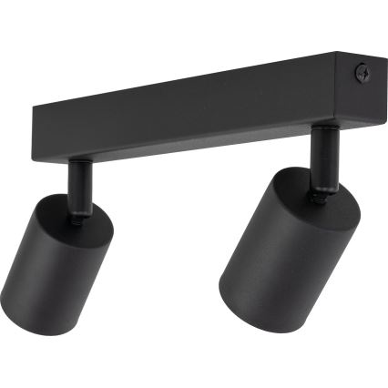 Spotlight NEX 2xGU10/10W/230V svart