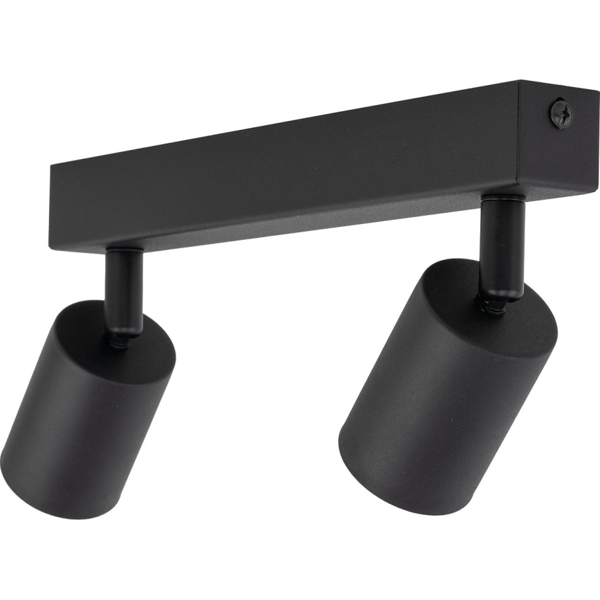 Spotlight NEX 2xGU10/10W/230V svart
