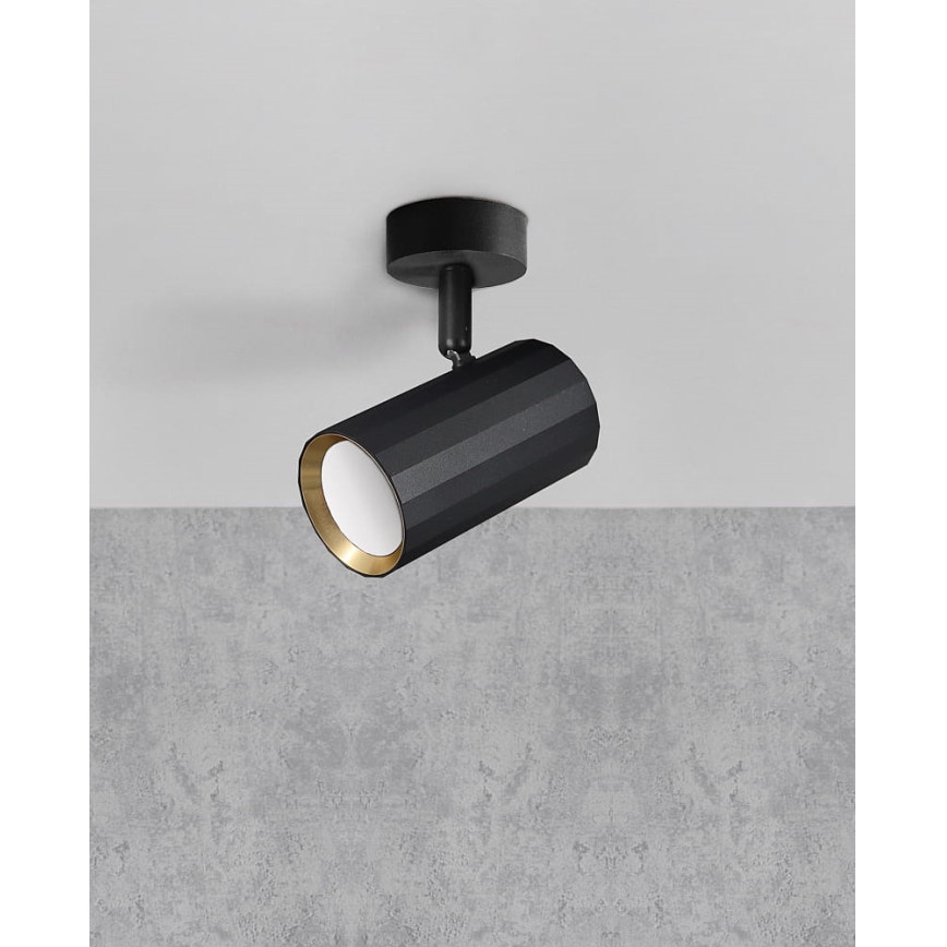 Spotlight NICEA 1xGU10/10W/230V svart