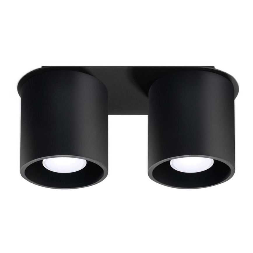Spotlight ORBIS 2 2xGU10/40W/230V svart