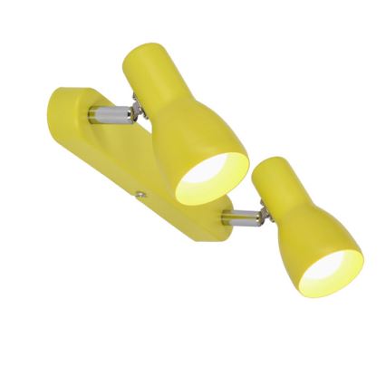 Spotlight PICARDO 2xE14/40W/230V gul