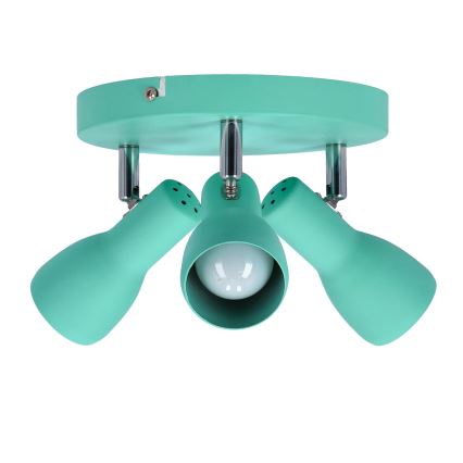 Spotlight PICARDO 3xE14/40W/230V turkos