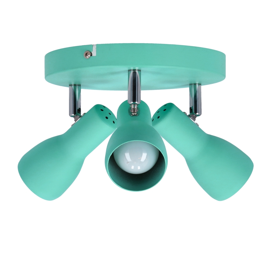 Spotlight PICARDO 3xE14/40W/230V turkos