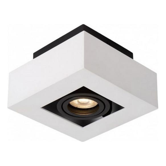 Spotlight PITA 1xGU10/30W/230V vit/svart