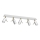 Spotlight  PRESTON 5xGU10/40W/230V vit /gyllene