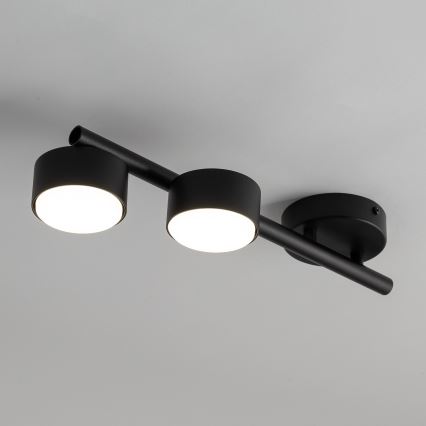 Spotlight PUNTO 2xGX53/12W/230V svart