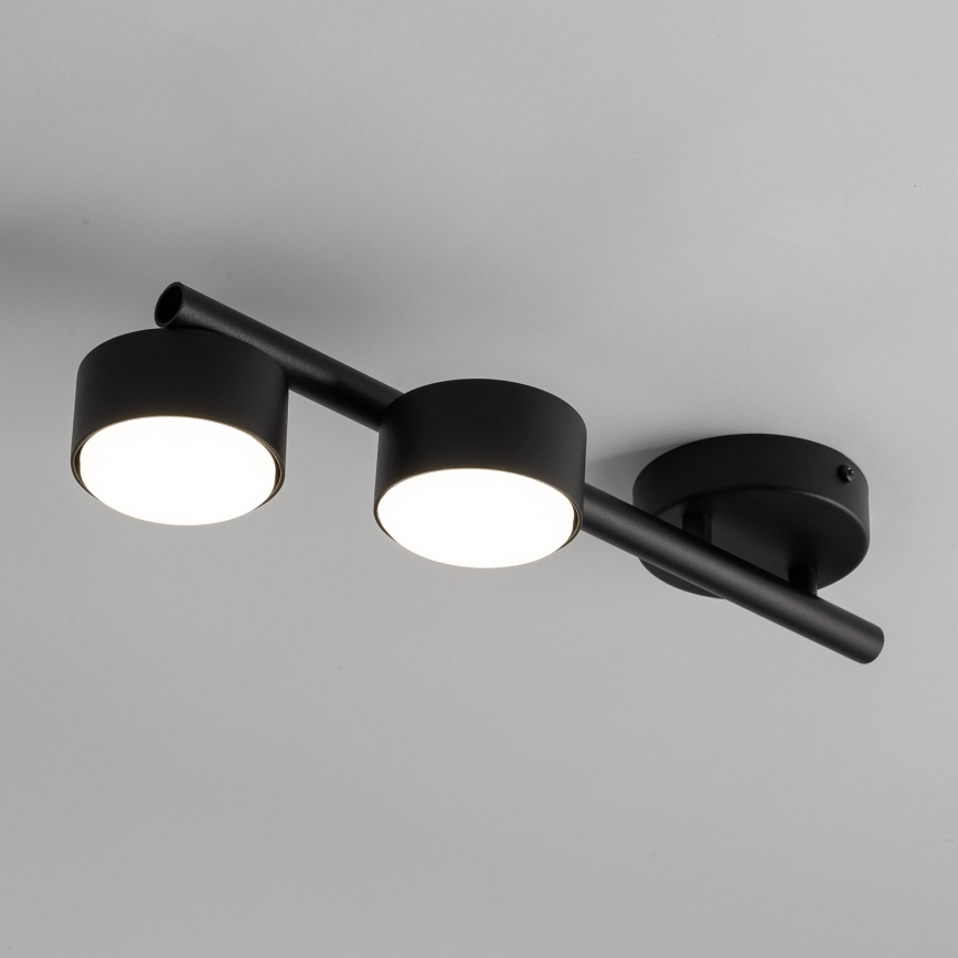 Spotlight PUNTO 2xGX53/12W/230V svart