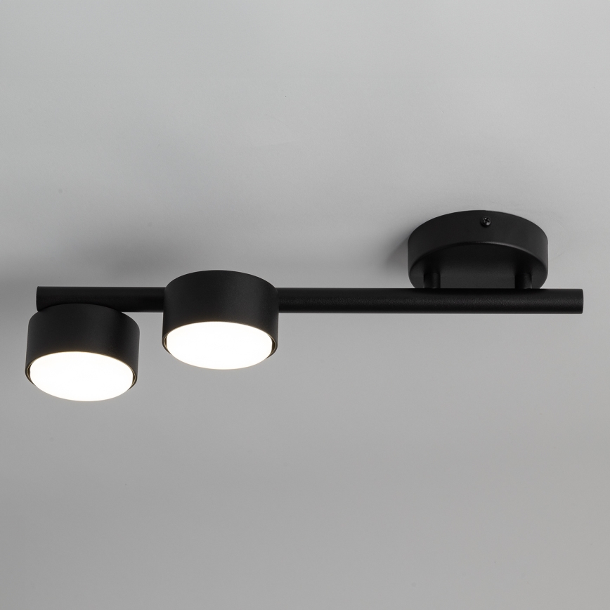 Spotlight PUNTO 2xGX53/12W/230V svart