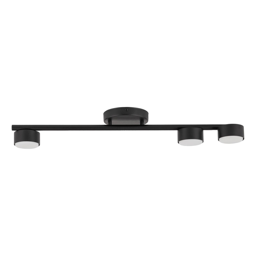 Spotlight PUNTO 3xGX53/12W/230V svart