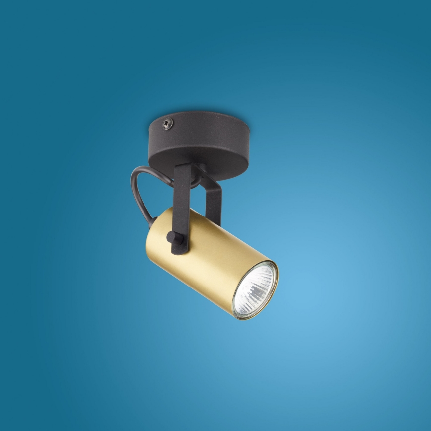 Spotlight  REDO 1xGU10/10W/230V gyllene /svart 