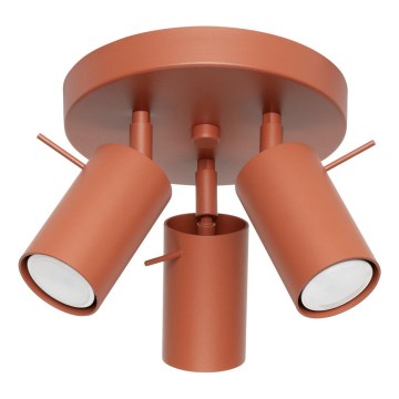 Spotlight RING 3xGU10/10W/230V röd