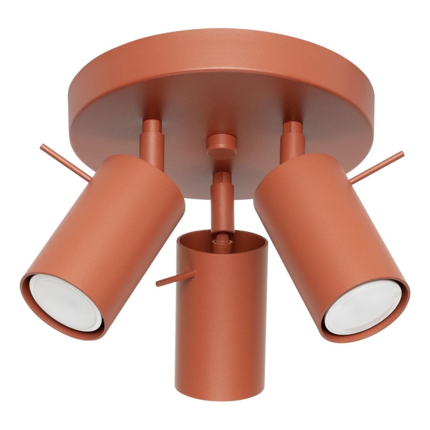 Spotlight RING 3xGU10/10W/230V röd