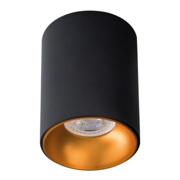 Spotlight RITI 1xGU10/10W/230V svart/guld
