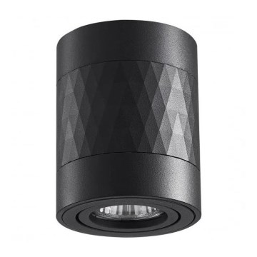 Spotlight RUBIN 1xGU10/10W/230V svart