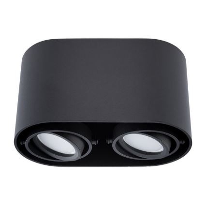 Spotlight SIROK 2xGU10/30W/230V svart