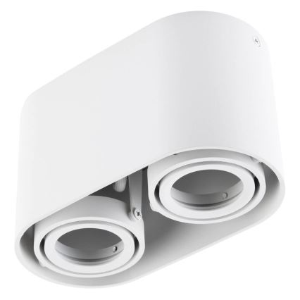 Spotlight SIROK 2xGU10/30W/230V vit
