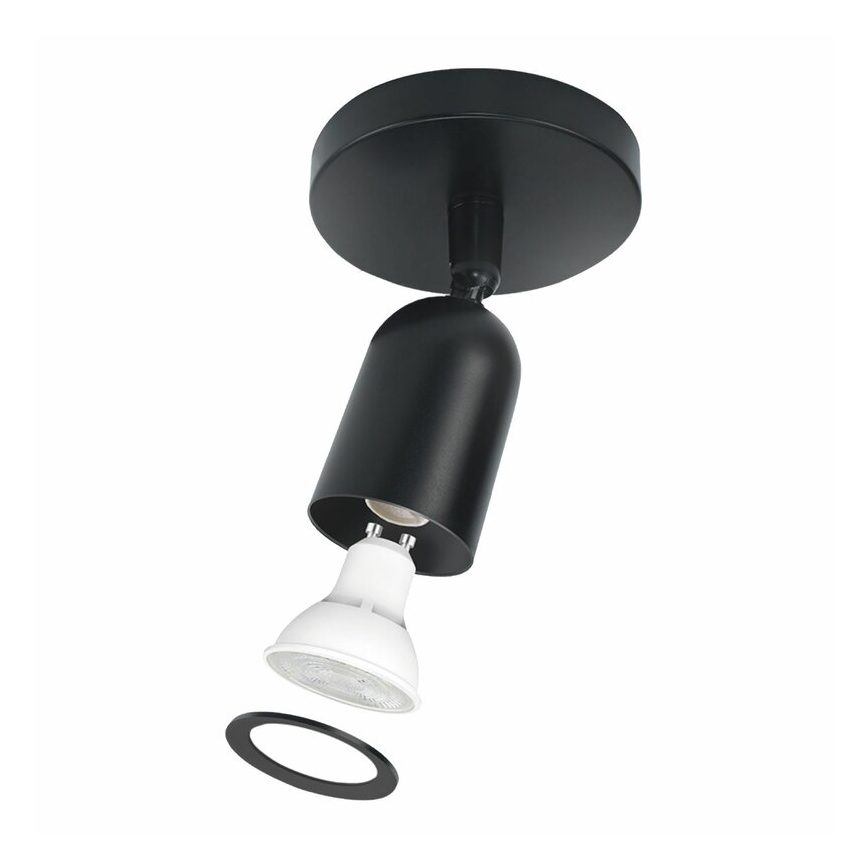 Spotlight SOLIS 1xGU10/6W/230V svart