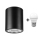Spotlight TACO 1xE27/15W/230V svart