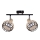 Spotlight TAJGA 2xE14/40W/230V rotting/svart