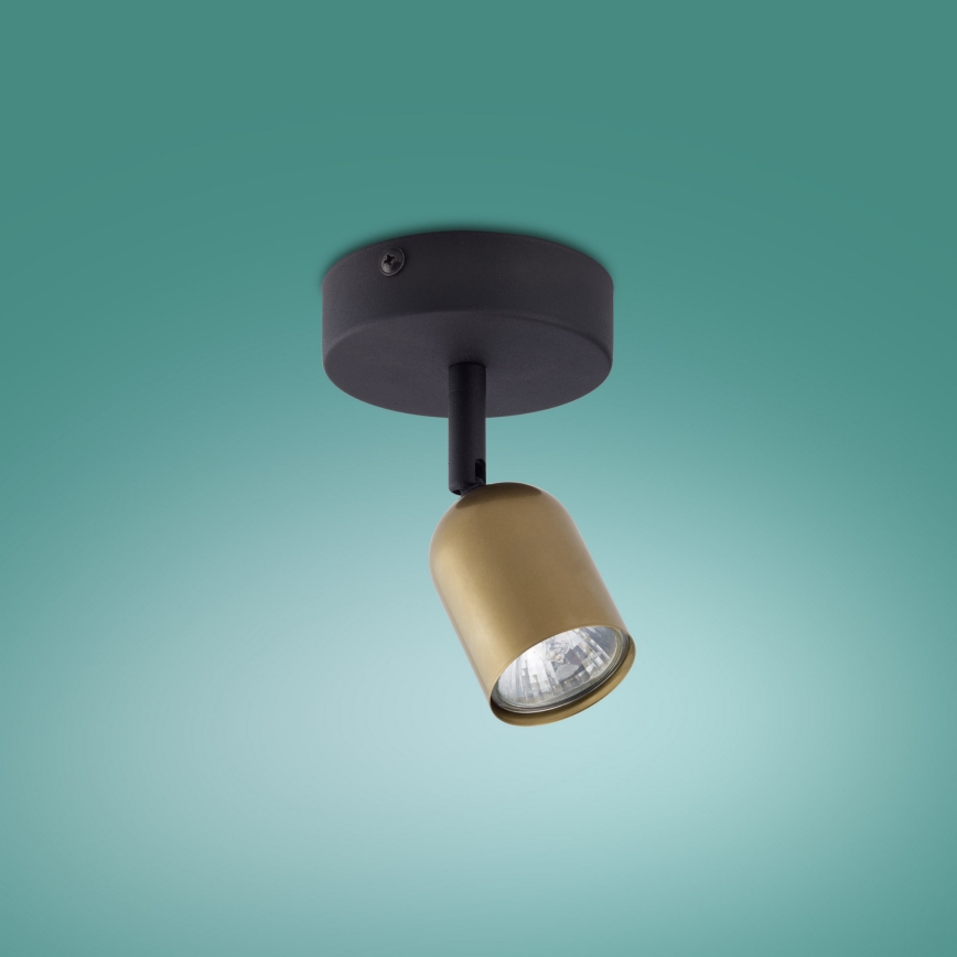 Spotlight  TOP 1xGU10/10W/230V gyllene /svart 