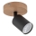 Spotlight  TOP WOOD 1xGU10/10W/230V svart /trä