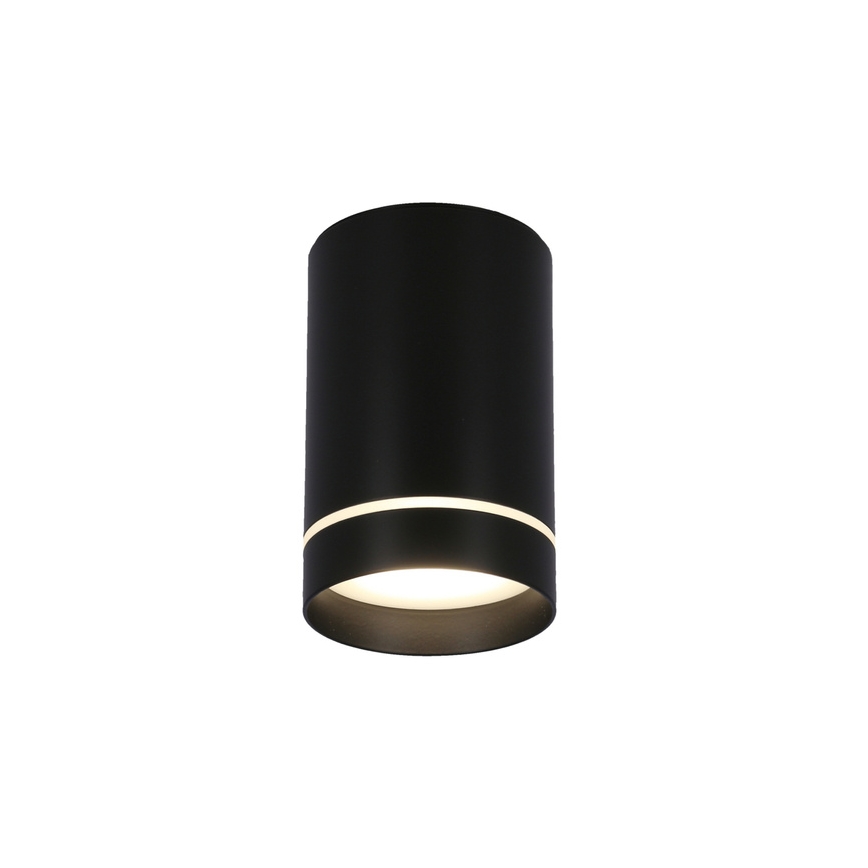 Spotlight TUBA 1xGU10/15W/230V svart