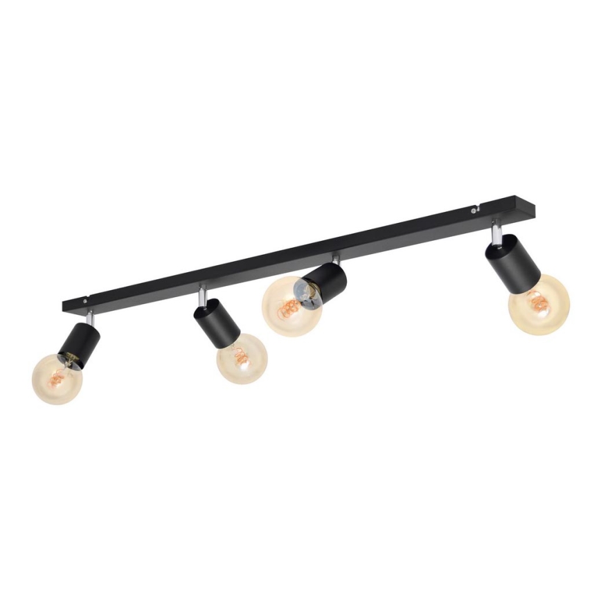Spotlight  TUNE 4xE27/20W/230V svart 